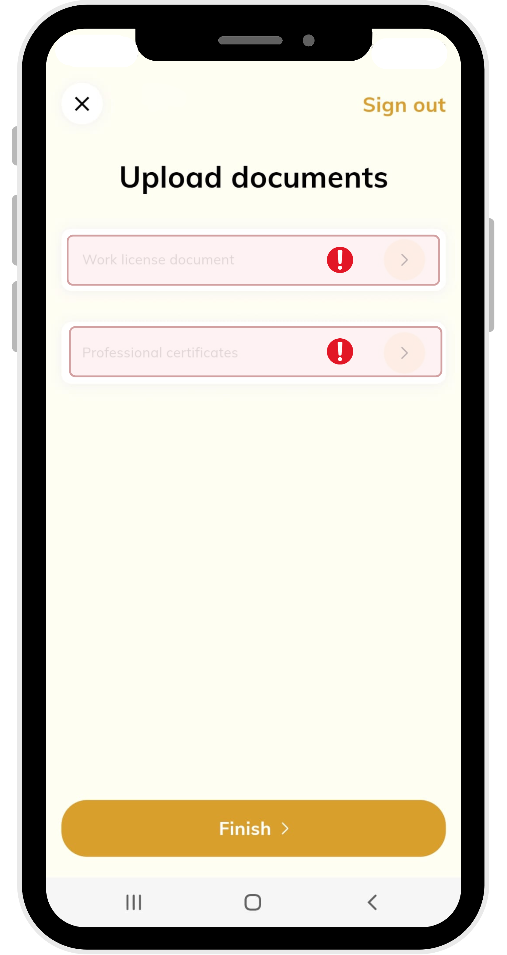Submit Relevant Information