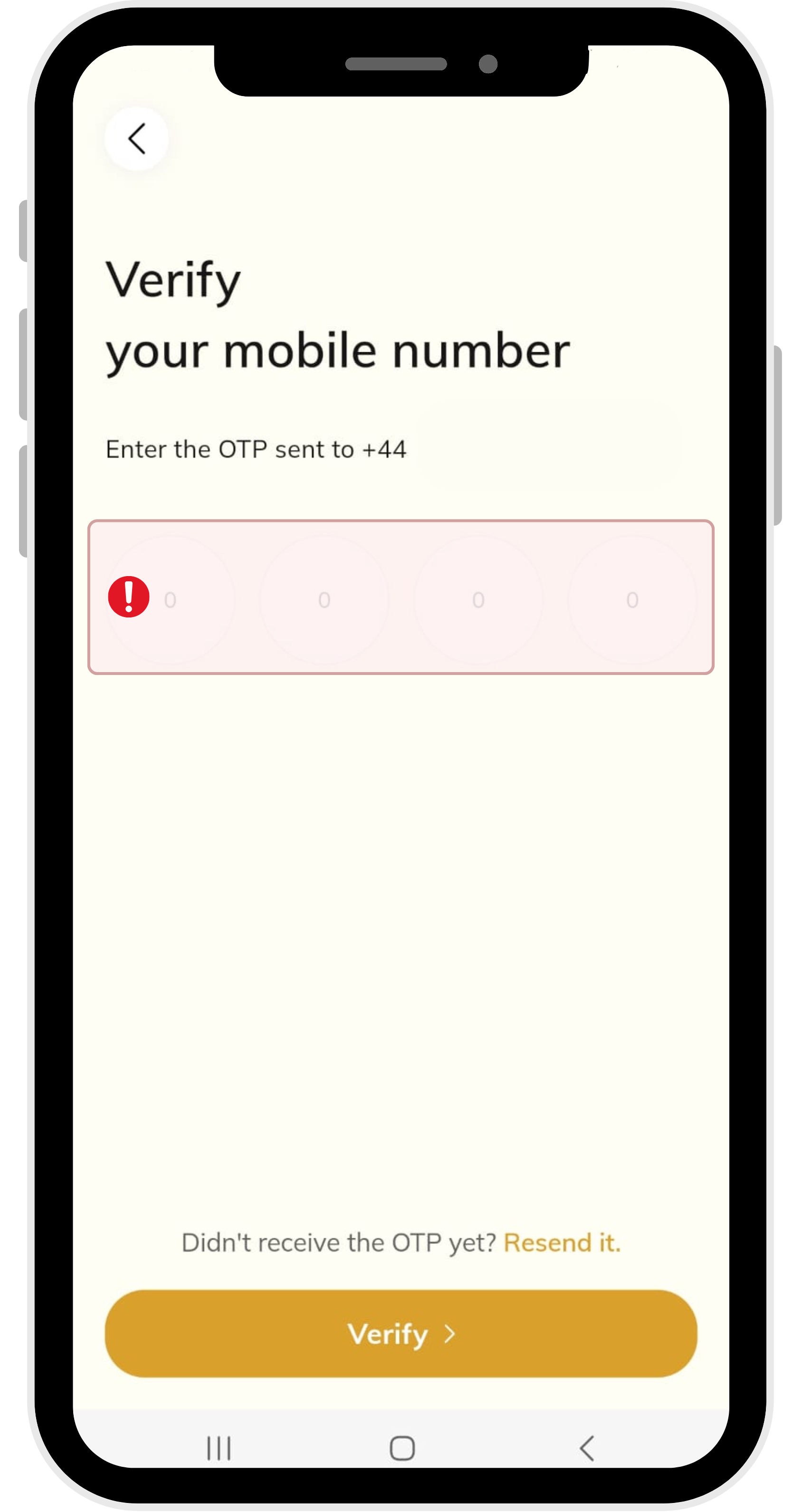 Mobile Number Verification
